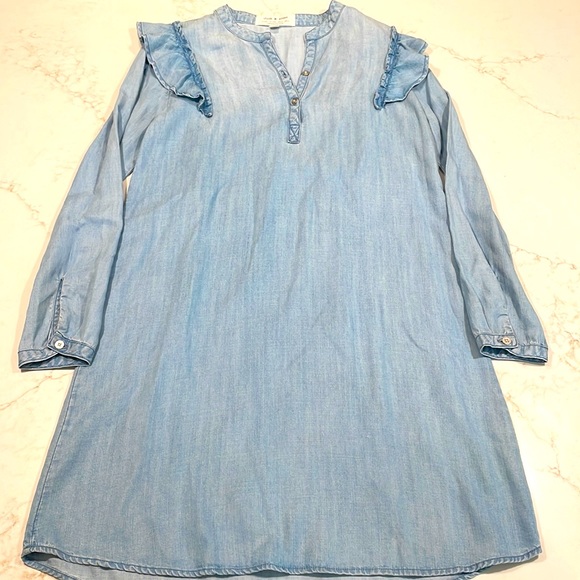 Cloth & Stone Anthropologie Ruffled ShirtDress - Small - Picture 1 of 4